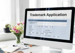 Trademark Application Document Form Concept