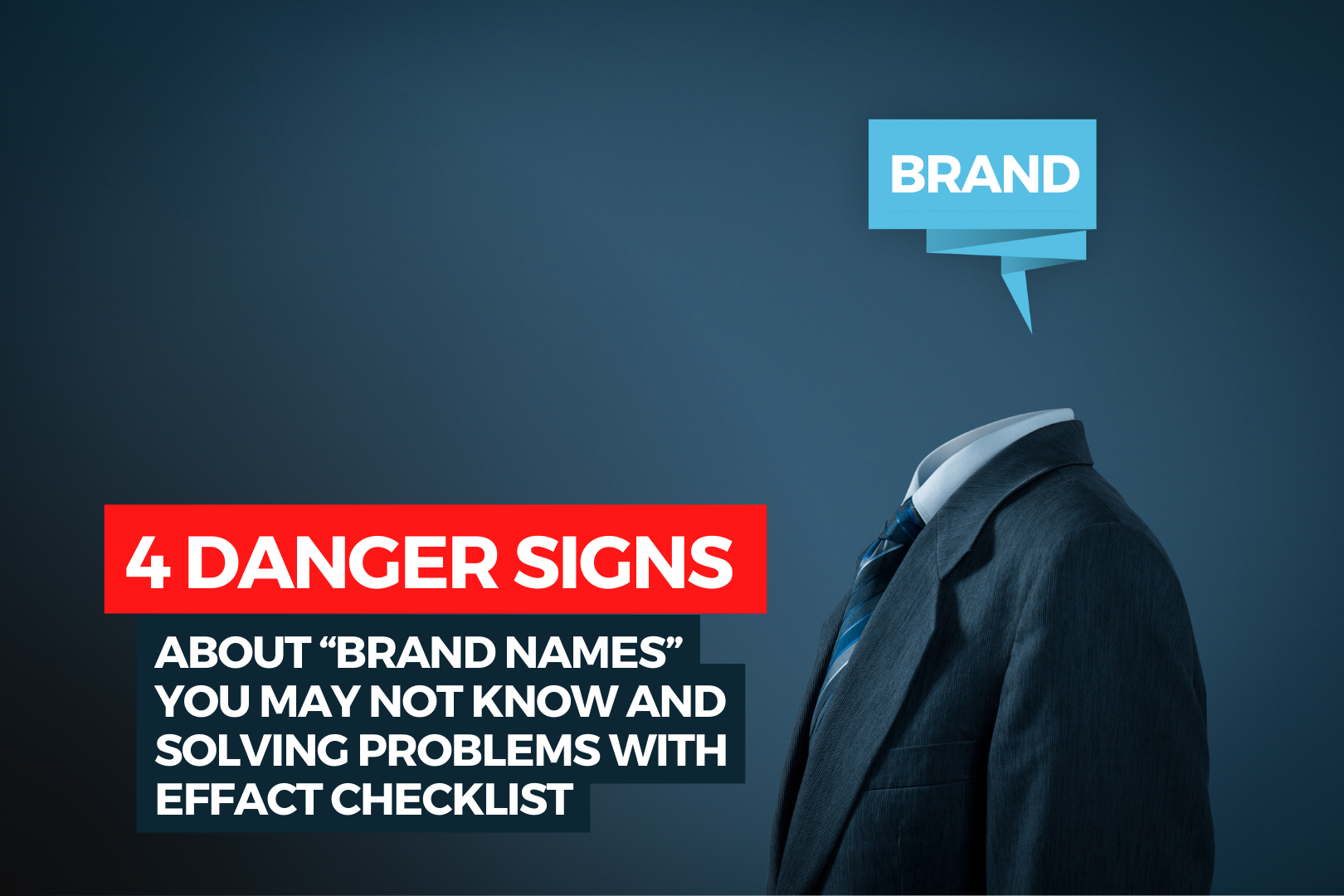 4 danger sign brand