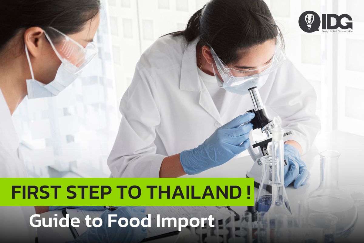 Guide to food Import to Thailand, step by step